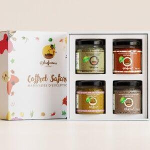 Coffret de 4 marinades d'Okedjenou