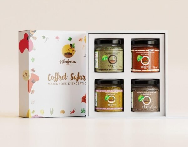 Coffret de 4 marinades d'Okedjenou